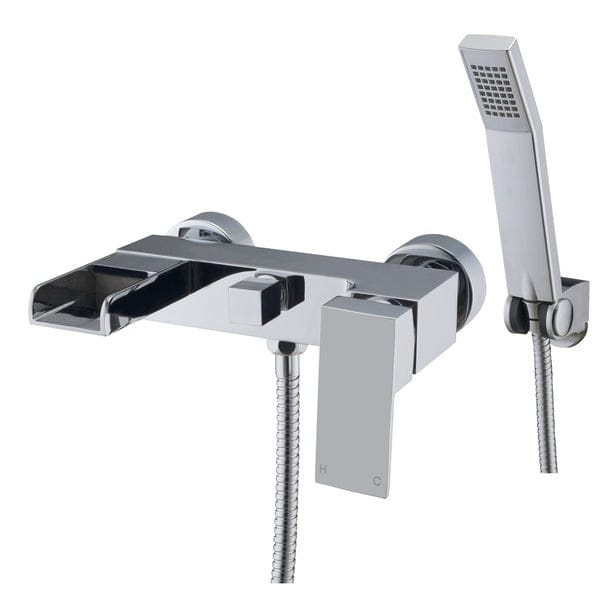 Stream Wall Mounted Chrome Bath Shower Mixer