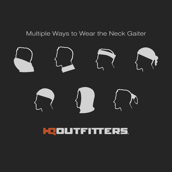 HQ Outfitters Mossy Oak Eclipse Neck Gaiter