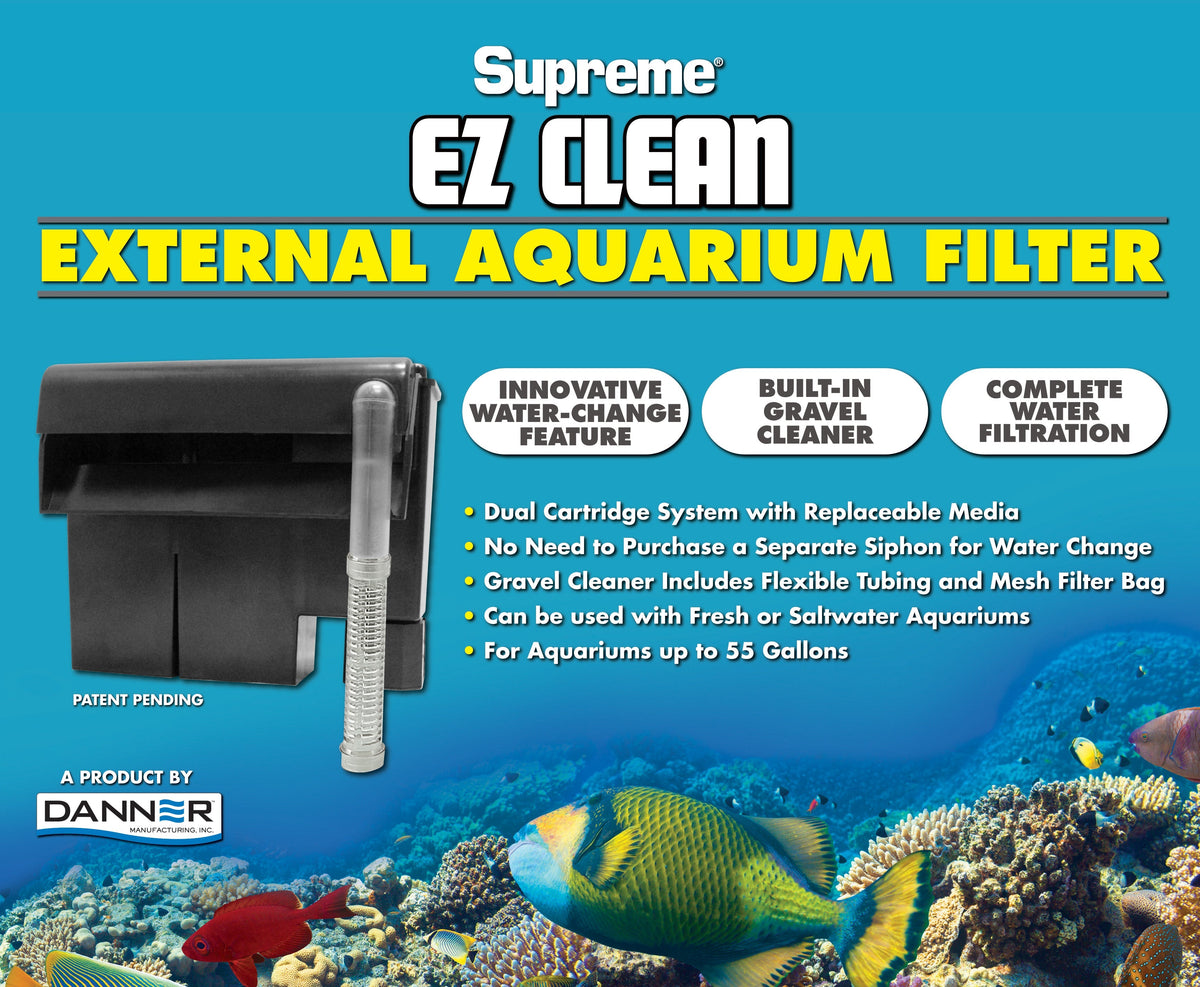 Supreme EZ Clean External Aquarium Filter - Danner