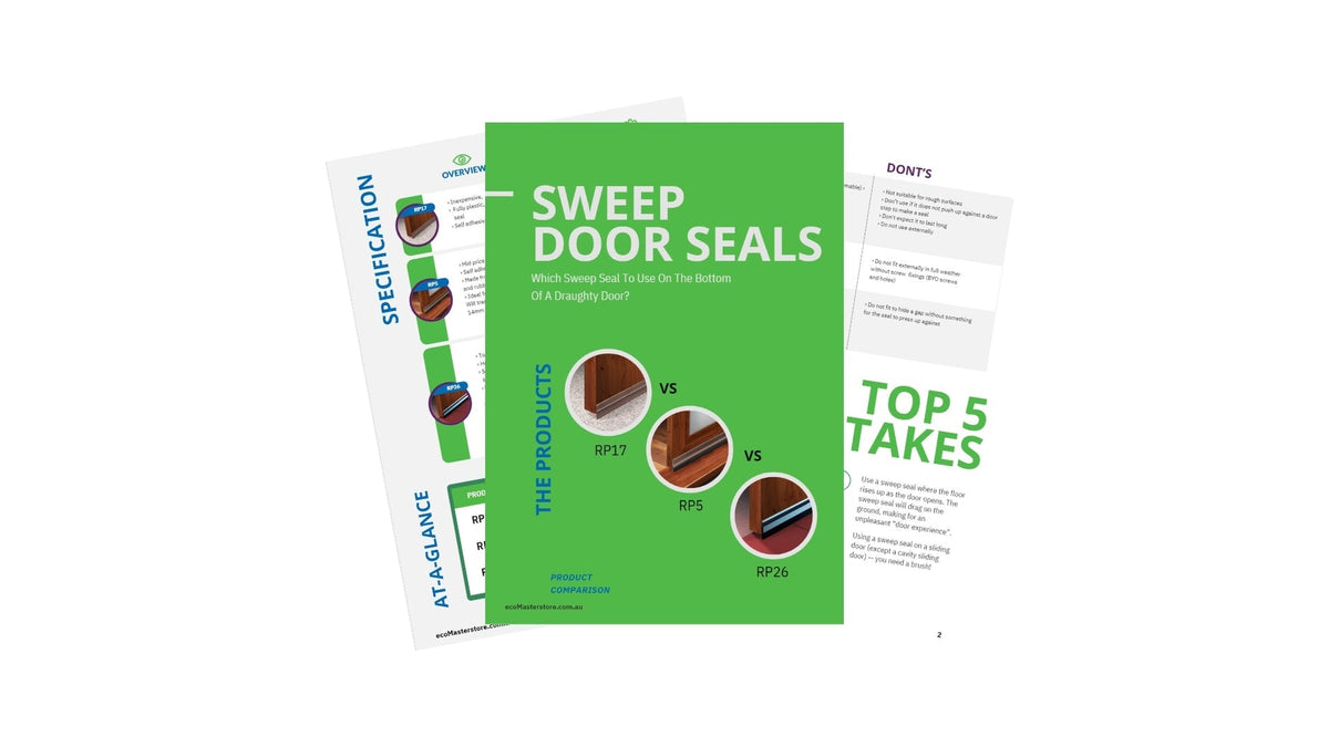 Sweep Door Seals | PDF Draught Proofing Guide