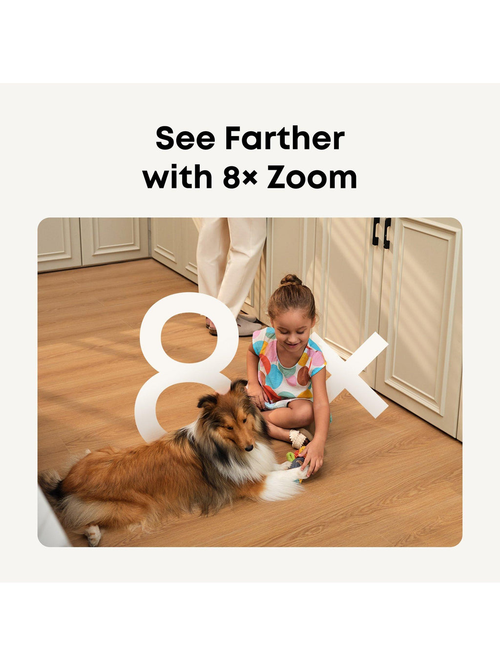 eufy S350 4K Dual Lens Pan Tilt Smart UHD Indoor Security Camera - White
