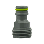 Wall Flange Kit 32mm MDPE + Bib Valve + Click Lock Male Lime