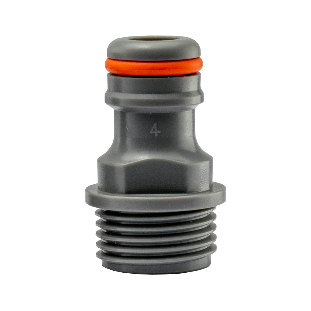 Wall Flange Kit 32mm MDPE + Bib Valve + Click Lock Male WL