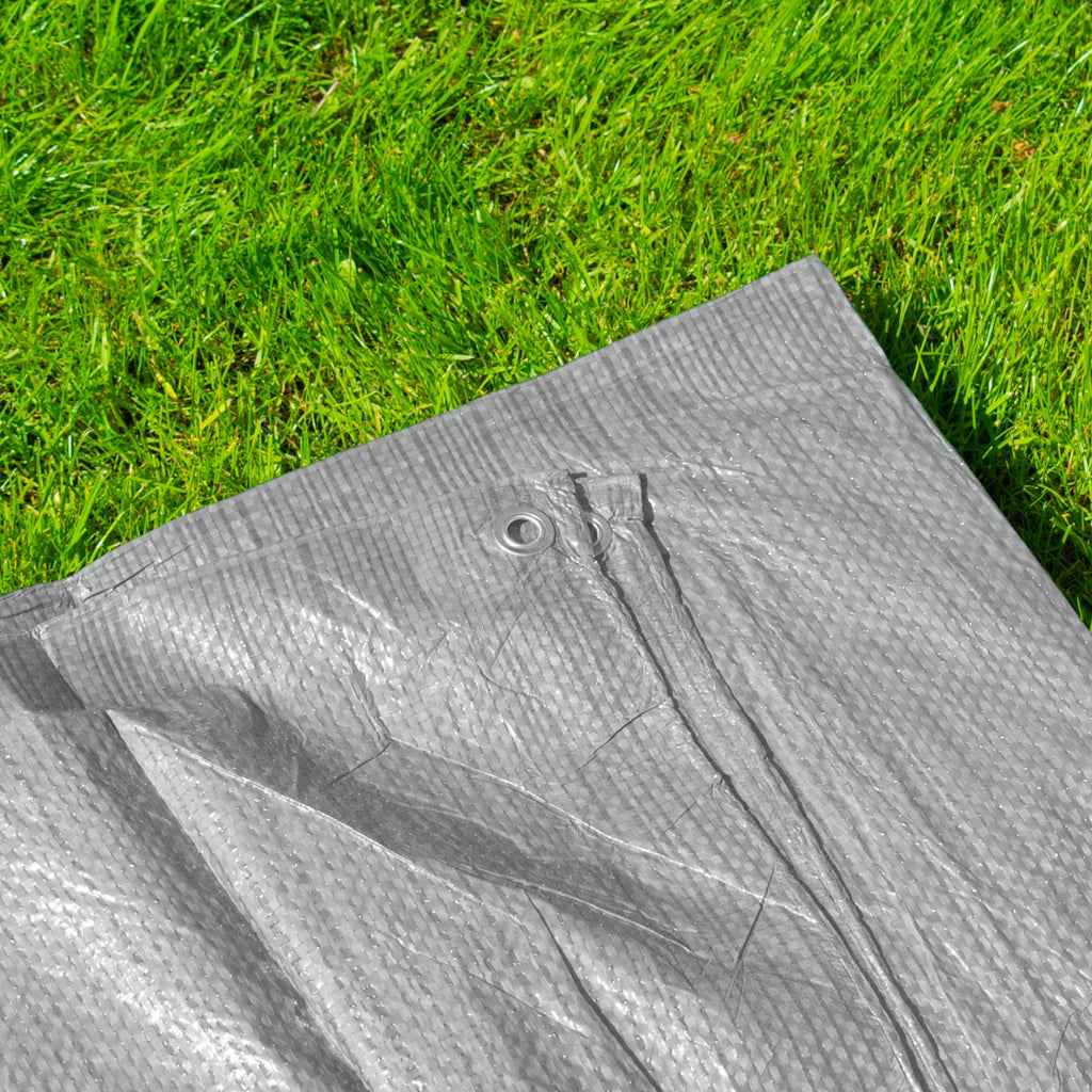 Gray S-Grade Tarpaulin 2m x 3m