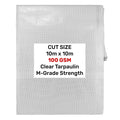 Clear M-Grade Tarpaulin 10m x 10m