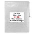 Clear M-Grade Tarpaulin 10m x 15m