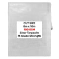 Clear M-Grade Tarpaulin 8m x 10m