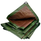 Green/Brown L-Grade Tarpaulin 3m x 4m