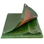 Green/Brown L-Grade Tarpaulin 10m x 12m