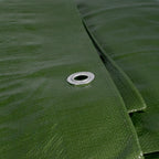 Green/Brown L-Grade Tarpaulin 5m x 8m