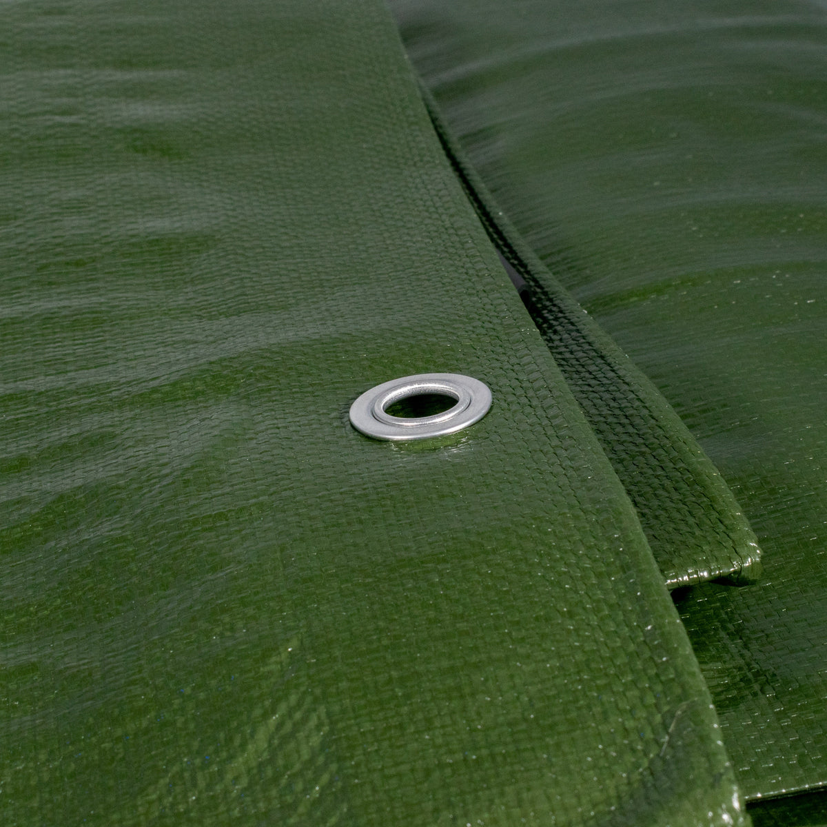 Green/Brown L-Grade Tarpaulin 8m x 10m