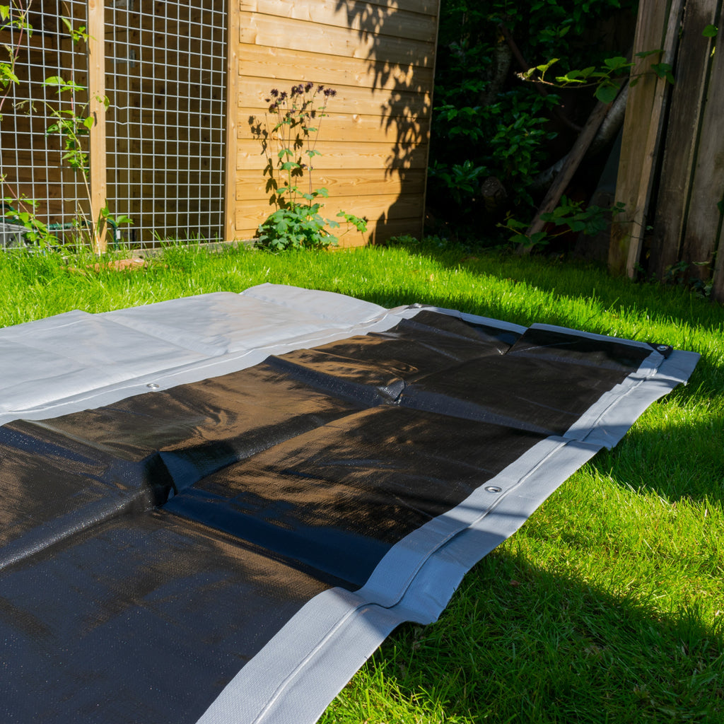 Silver XL-Grade Tarpaulin 4m x 5m