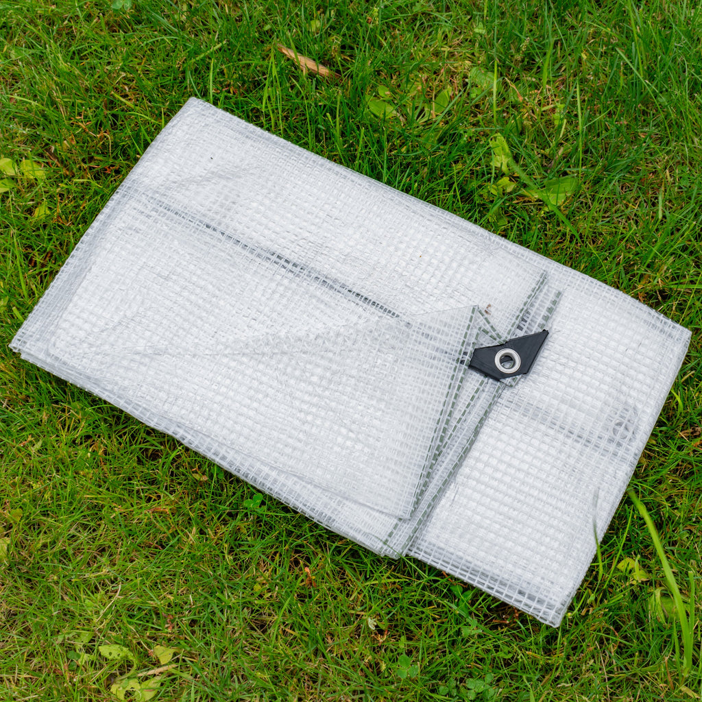 Clear XL-Grade Tarpaulin 3m x 4m