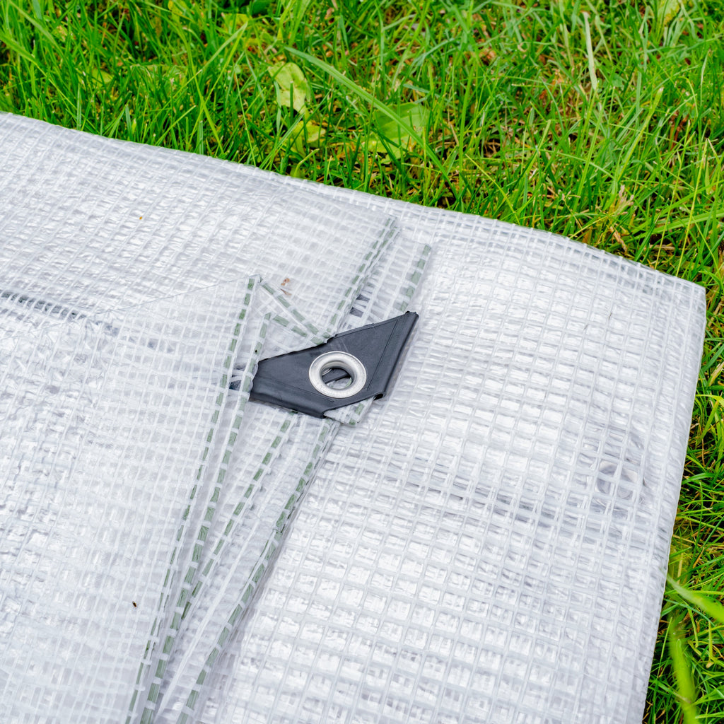 Clear XL-Grade Tarpaulin 4m x 5m