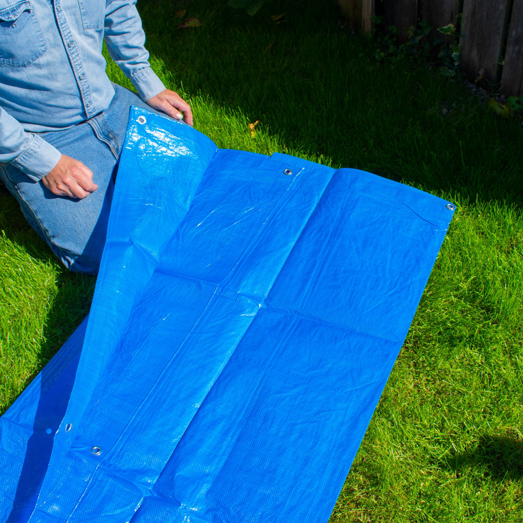 Blue S-Grade Tarpaulin 1.5m x 2m