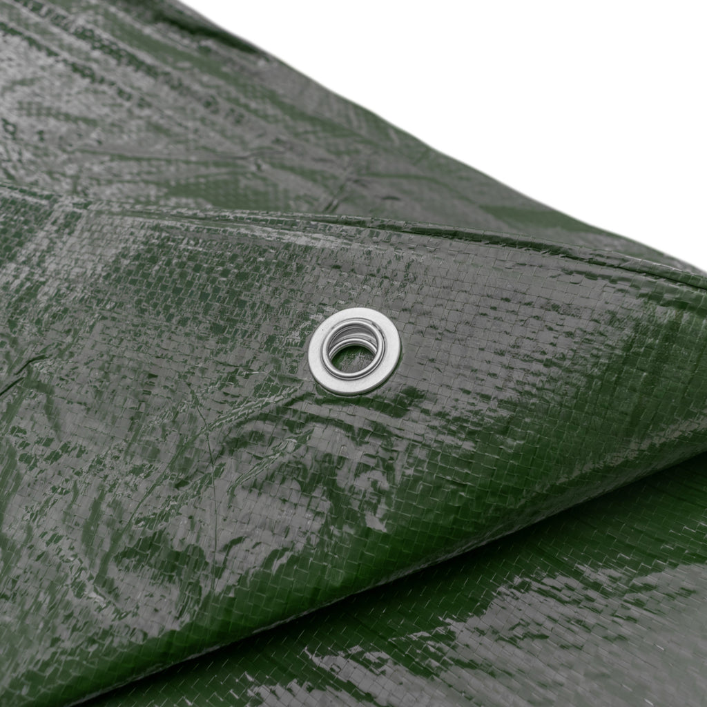 Green M-Grade Tarpaulin 4m x 6m