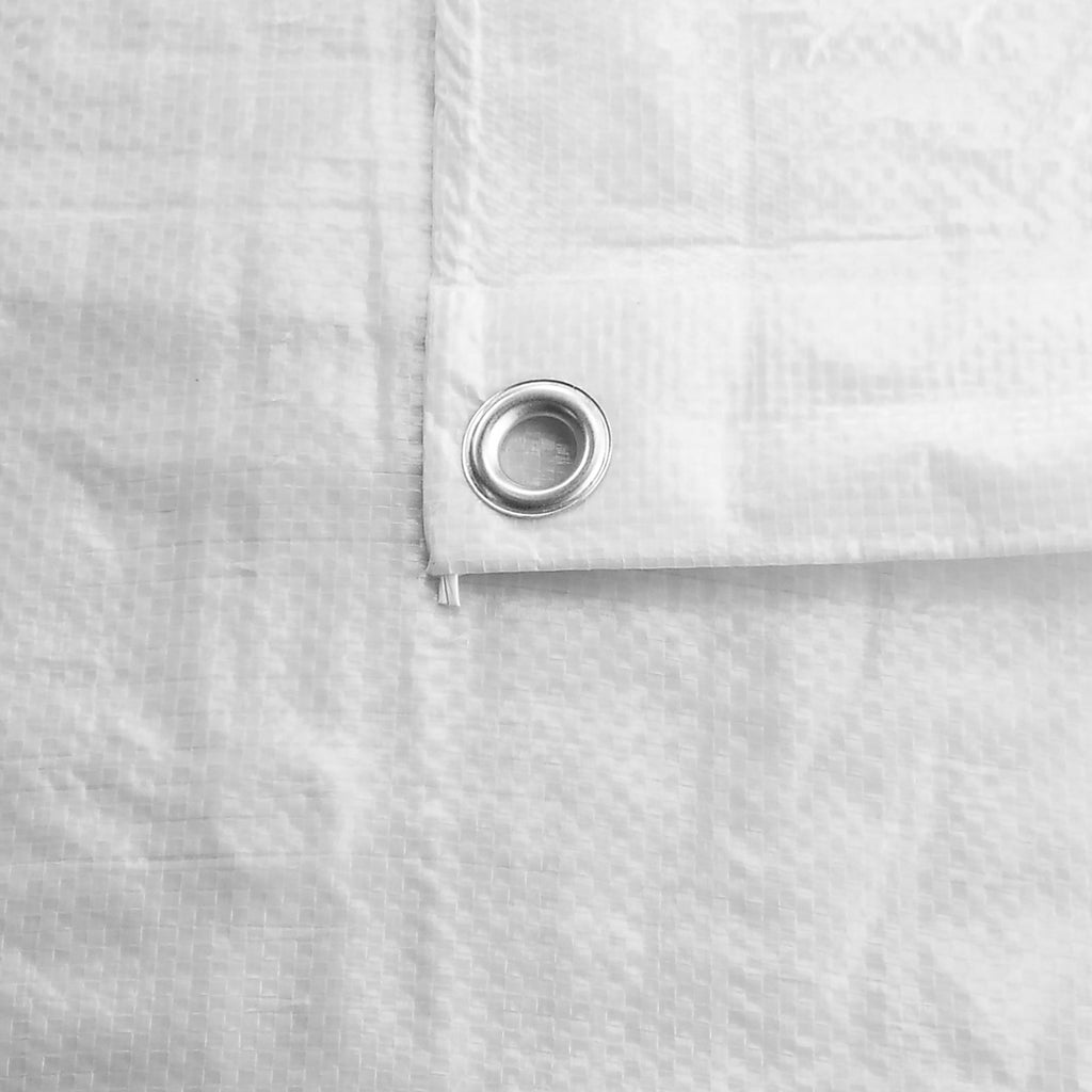 White M-Grade Tarpaulin 1.5m x 2m