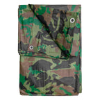 Camouflage M-Grade Tarpaulin 4m x 6m