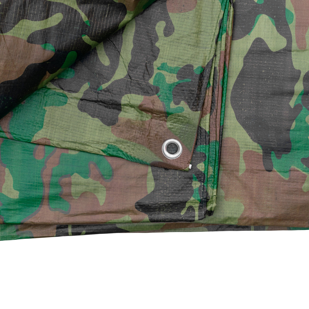 Camouflage M-Grade Tarpaulin 4m x 6m