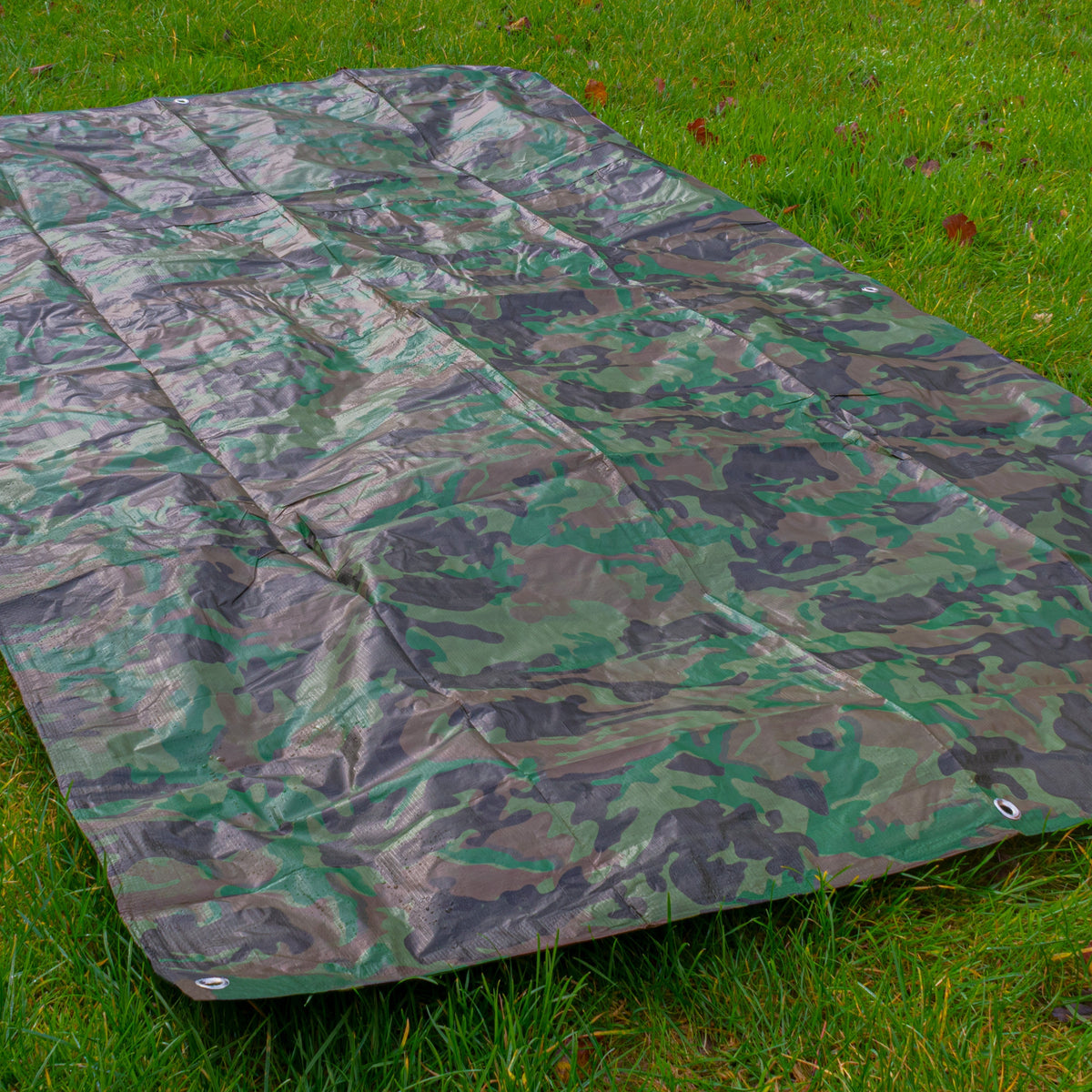 Camouflage M-Grade Tarpaulin 4m x 5m