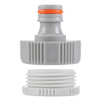 Female Tap Connector 1" or 3/4" BSP Female, Gray/White
