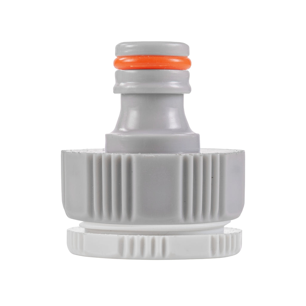 Female Tap Connector 1" or 3/4" BSP Female, Gray/White