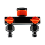 Tap Splitter with Valves and 32mm MDPE Straight Inlet/Outlet Kit