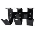 Magnetic Paint Spray Gun Holder Stand, Holds 3 Gravity Feed HVLP Guns - Attach Spray Booth Wall, Mix Room, Workstation Cabinet, Body Shop