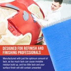 Pure Blue Superior Tack Cloths - Tack Rags (Box of 6) - Automotive Car Painters Professional Grade - Removes Dust, Sanding Particles, Cleans Surfaces