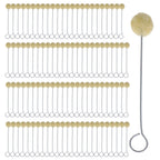 '- Wool Daubers Ball Brush (Pack of 100) - Applicator Tool for Leather Dye, Dying, Staining, Crafting, DIY Crafts Projects, Gluing