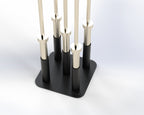 Trigon Barbell Flat Rack Holder
