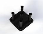 Trigon Barbell Flat Rack Holder