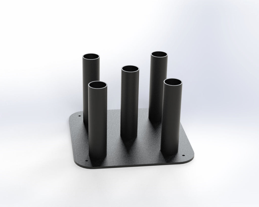 Trigon Barbell Flat Rack Holder