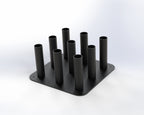 Trigon Barbell Flat Rack Holder
