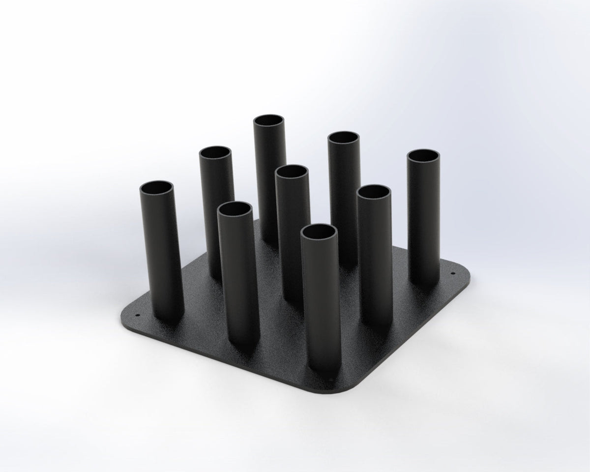 Trigon Barbell Flat Rack Holder