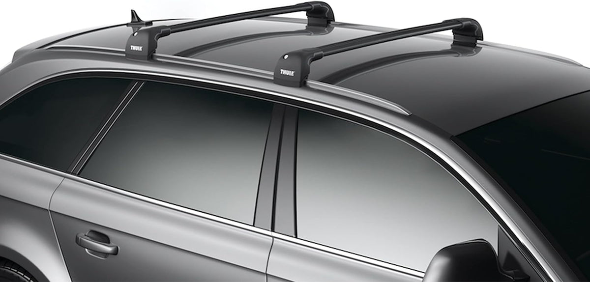 Thule 9591B WingBar Edge Black 816mm Low Profile Lockable Roof Bars Pair