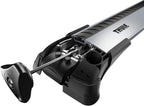 Thule WingBar Edge 9582 Aerodynamic T-Track Roof Bars Pair - Medium - Silver