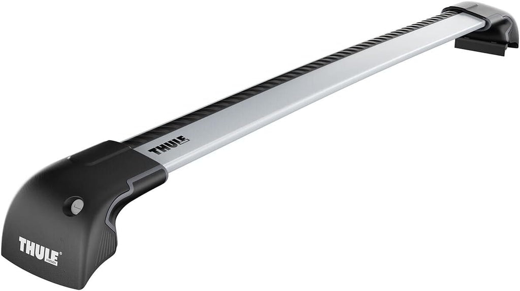 Thule WingBar Edge 9593 Aerodynamic Aluminium Roof Bars Pair 92cm - Silver