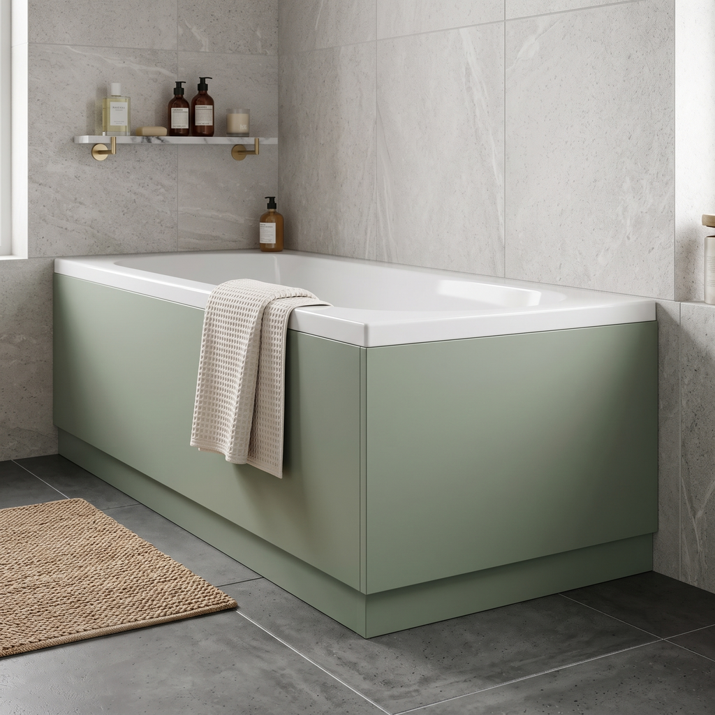 Solvex End Bath Panel with Plinth