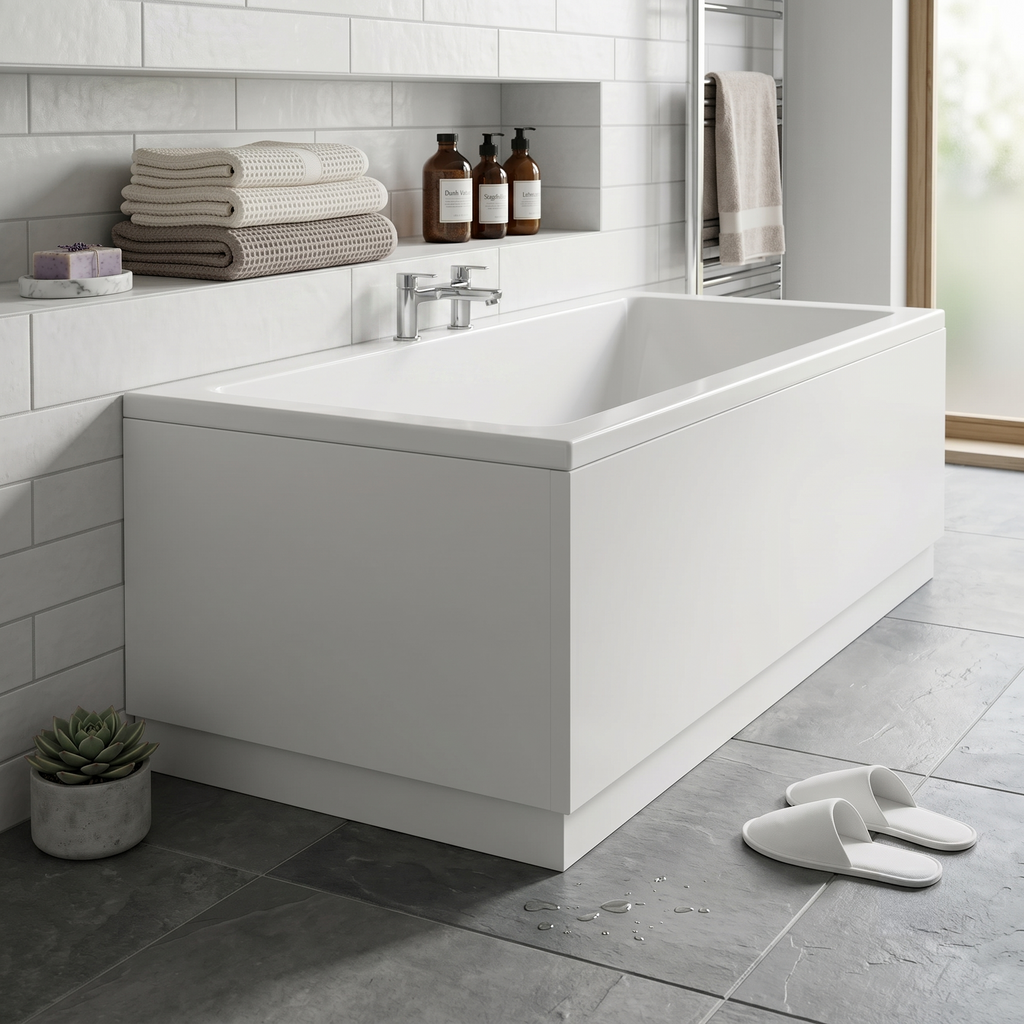 Solvex End Bath Panel with Plinth