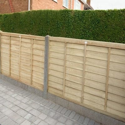 6ft x 3ft Pressure Treated Superlap Fence Panel