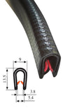 TSEC 1200 Premium EPDM & PVC Edge Trim – Self Grip Rubber Edge Protector (Up to 4mm Panel)