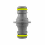 IBC 2” S60X6 Cap with Threaded Hose Fitting, Double Male and Hose Connector Lime