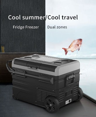 Alpicool 45L Portable Compressor Fridge and /or Freezer TWW45 with Battery - Solar Panel Optional