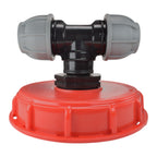IBC 6-inch Cap Kit with 20mm MDPE Tee