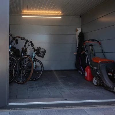 Telluria 18ft x 12ft Eleganto Premier Steel Shed Office