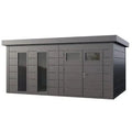 Telluria 18ft x 12ft Eleganto Premier Steel Shed Office