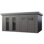 Telluria 18ft x 12ft Eleganto Premier Steel Shed Office