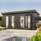 Telluria 18ft x 12ft Luminato Premier Steel Garden Room