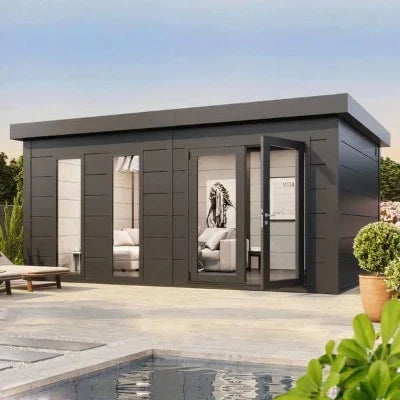 Telluria 18ft x 12ft Luminato Premier Steel Garden Room